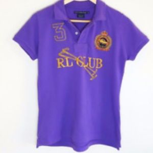 purple polo shirt by Ralph Lauren